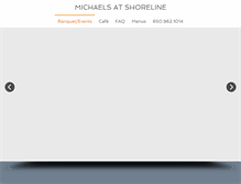 Tablet Screenshot of michaelsatshoreline.com